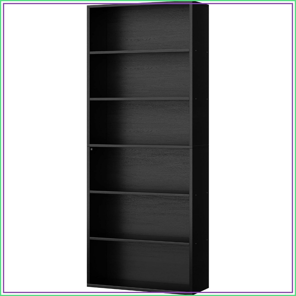 Home Office In Living Room - Libreria Aperta a 6 Ripiani, Scaffali