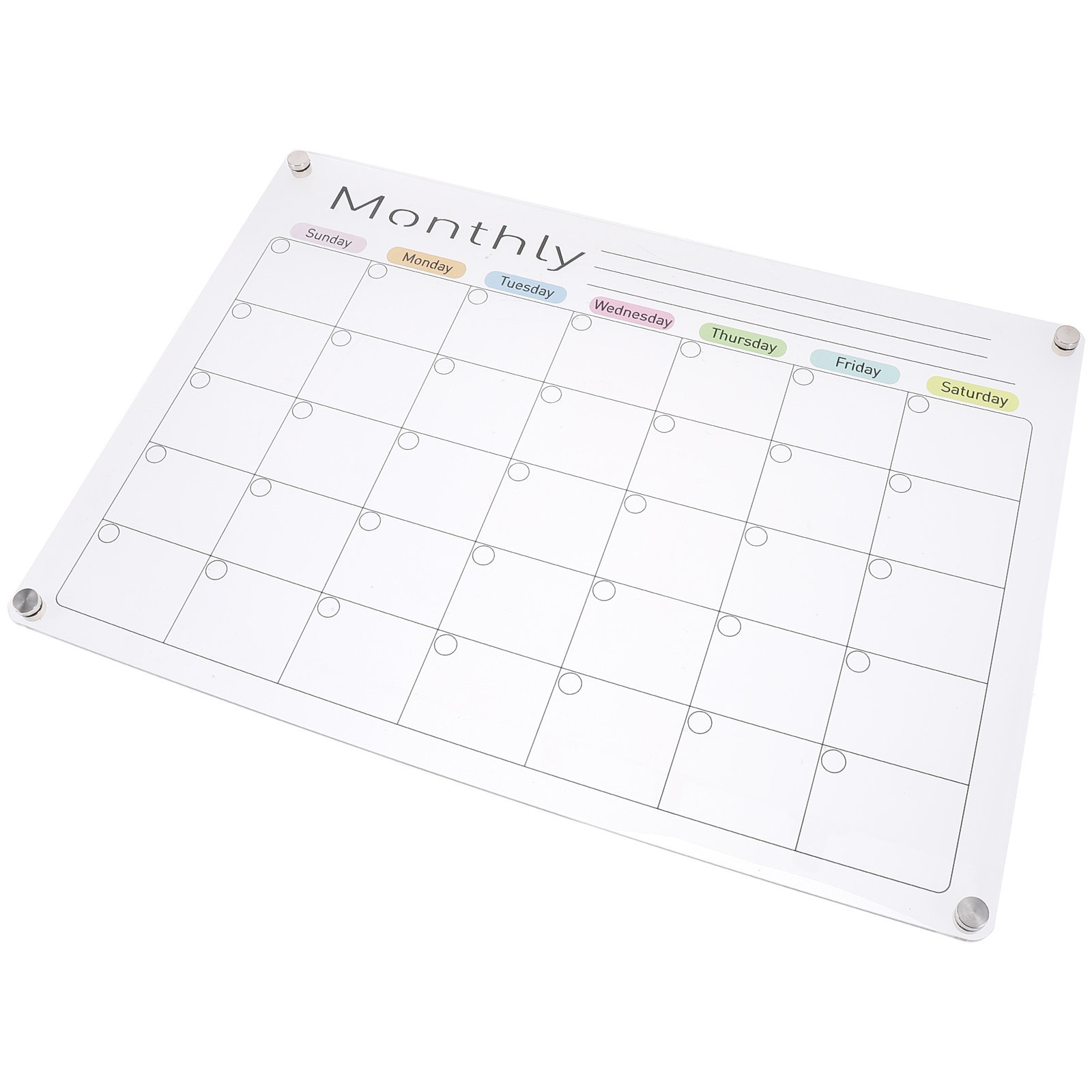 Whiteboard Magnetic - Lavagna Magnetica in Acrilico per Pianificazione,