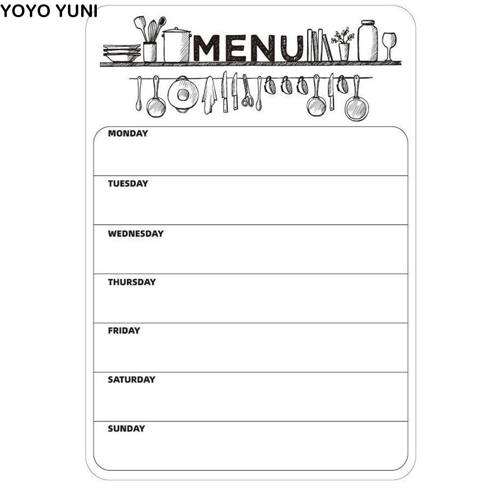 Whiteboard Magnetic - INS Plan Blocco note Memo Adesivo