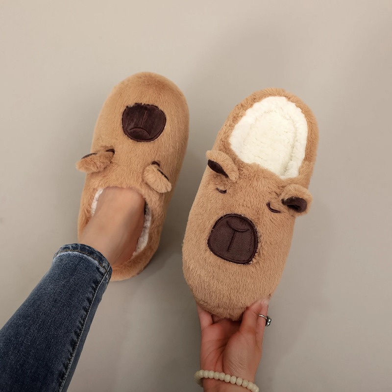 Home Office Gifts - Pantofole in Peluche a Forma di