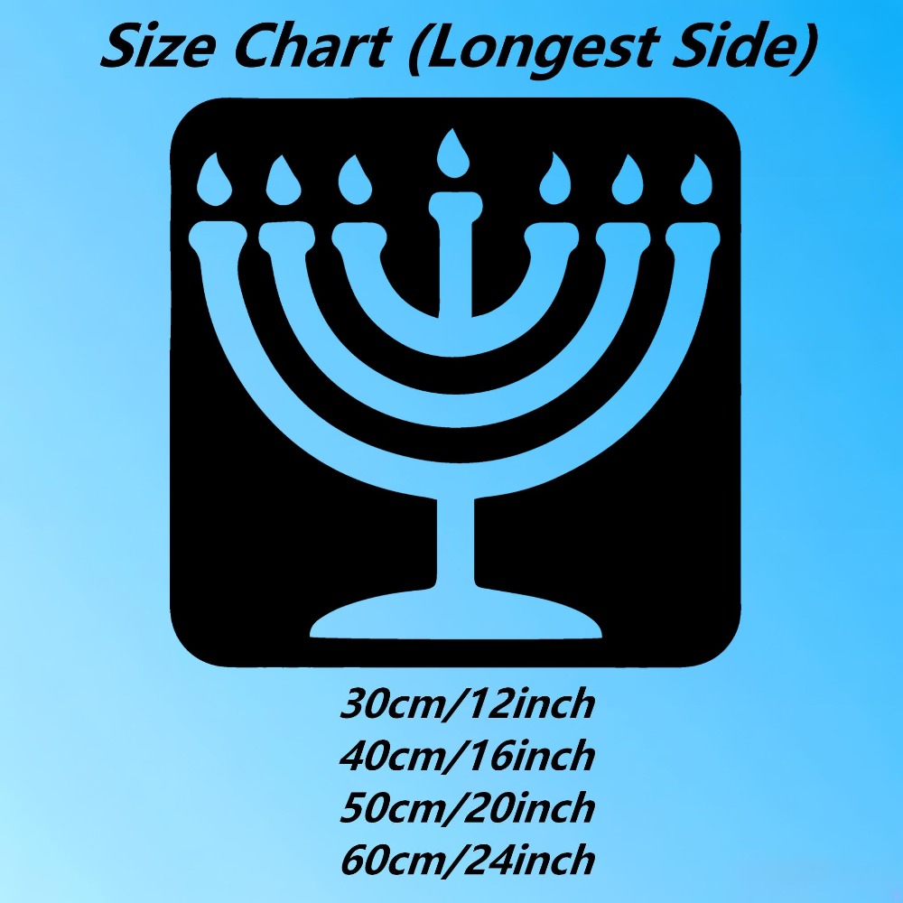 Home Office For - CIFBUY Menorah Vintage in Metallo, Decorazione