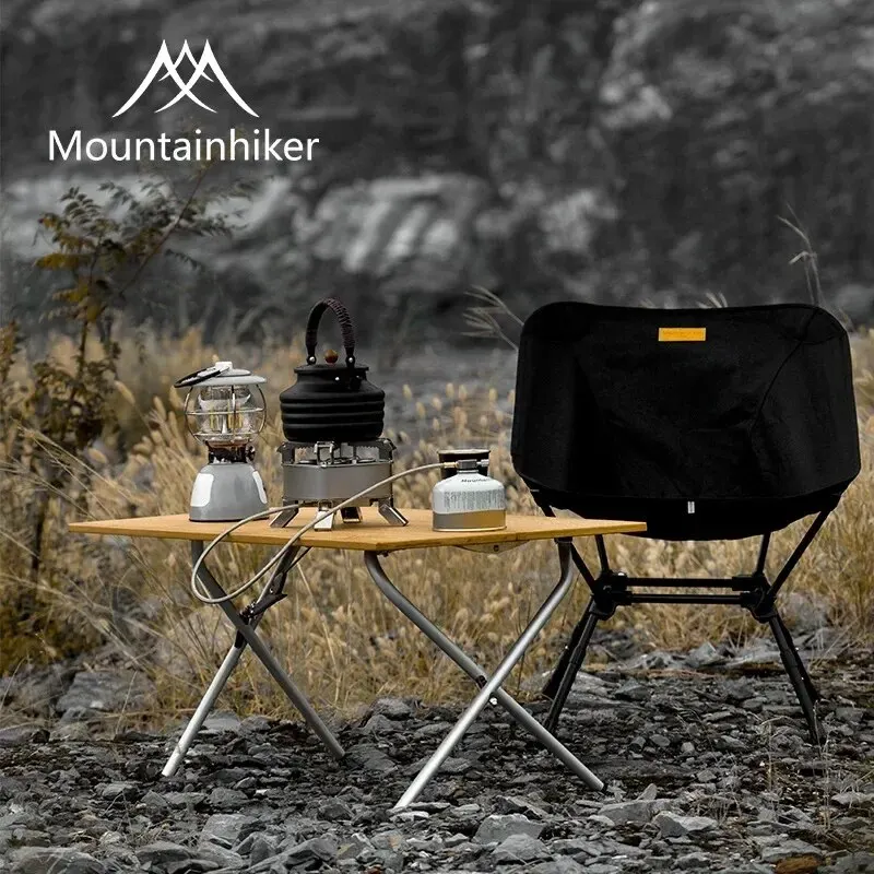 Desktop Organizer Bamboo - MOUNTAINHIKER Tavolo Pieghevole in Bambù 2/3,