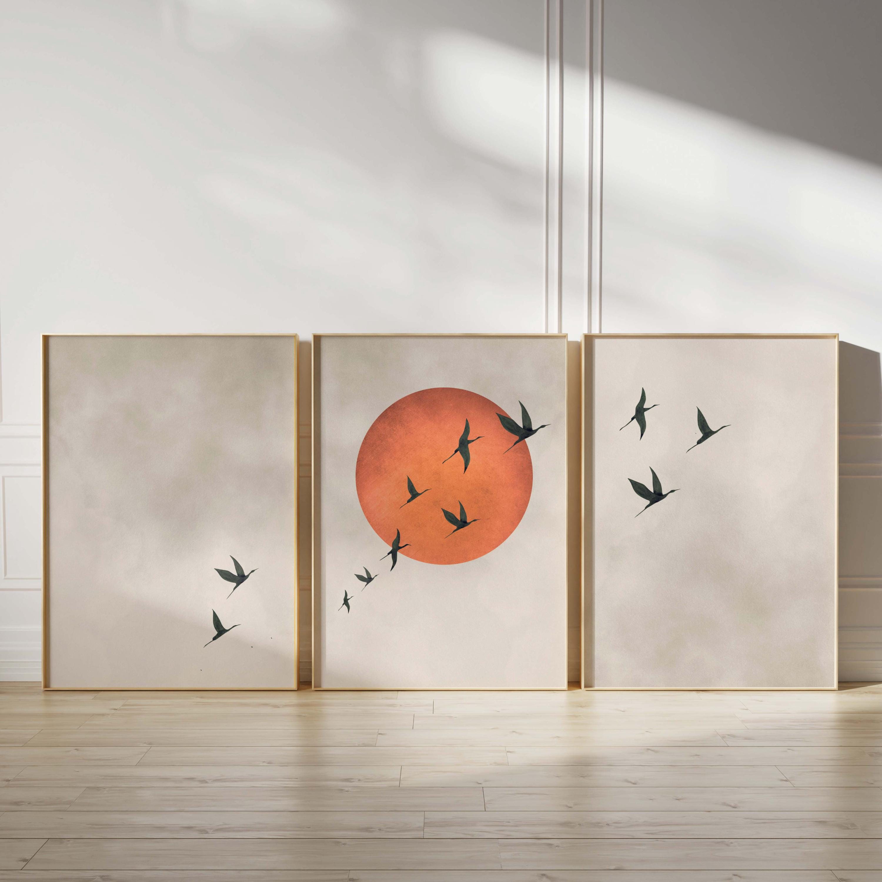 Set di 3 Poster da Parete Retr - Home Office Japandi recensione e prezzo