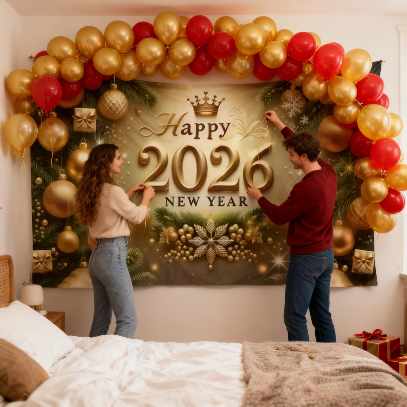 Felice Anno Nuovo Banner 7x5 F - Home Office Backdrop recensione e prezzo