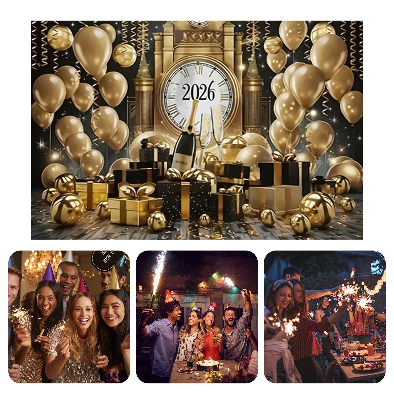 Felice Anno Nuovo Banner 7x5 F - Home Office Backdrop recensione e prezzo