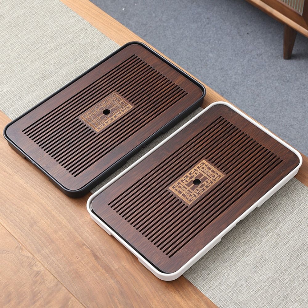 Nuovo vassoio da tè in bambù 4 - Desktop Organizer Bamboo recensione e prezzo