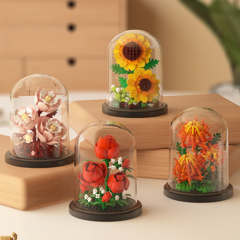 MOC Bouquet Eterno Rosa Blocch - Home Office Pay recensione e prezzo