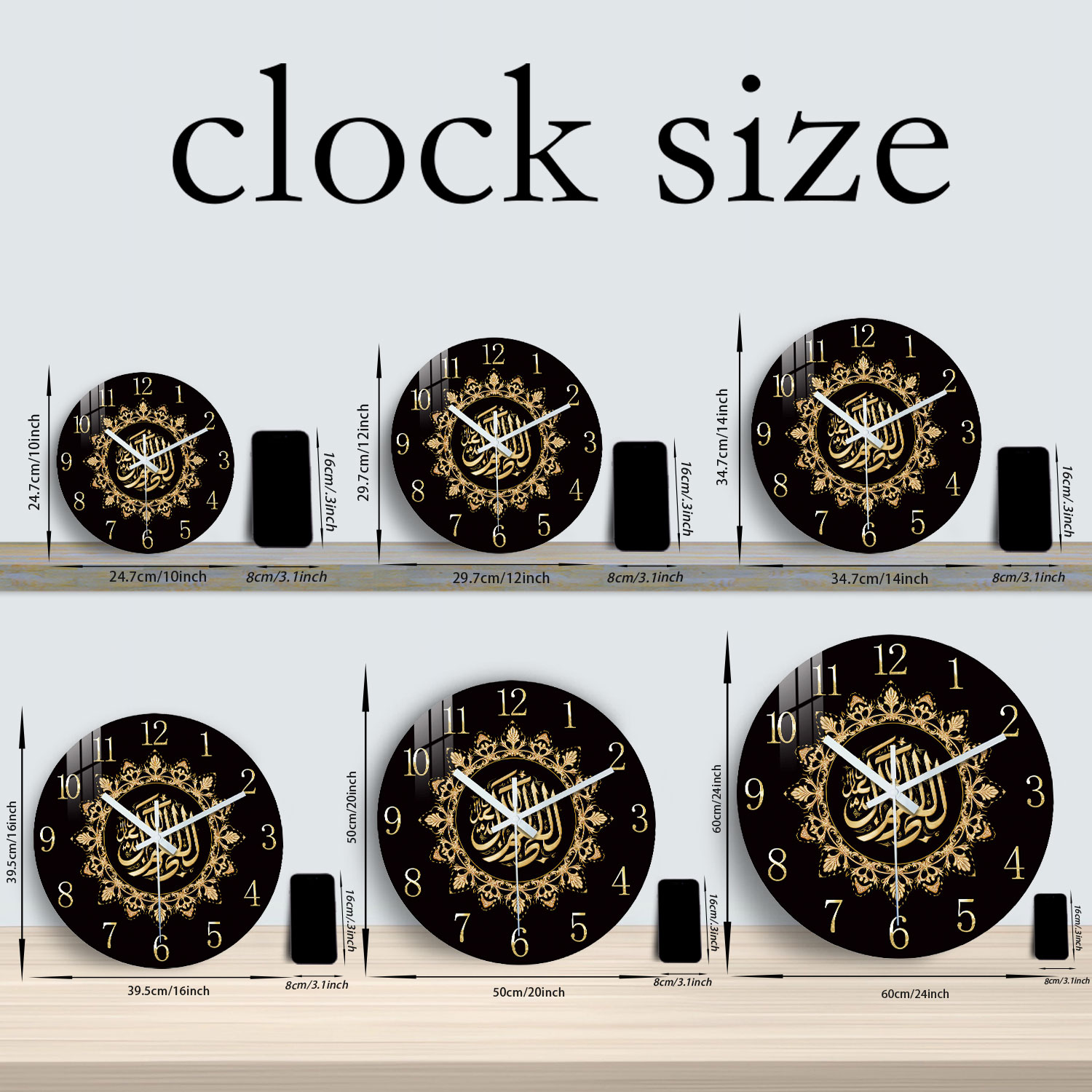 Orologio da parete in legno co - Home Office Backdrop recensione e prezzo