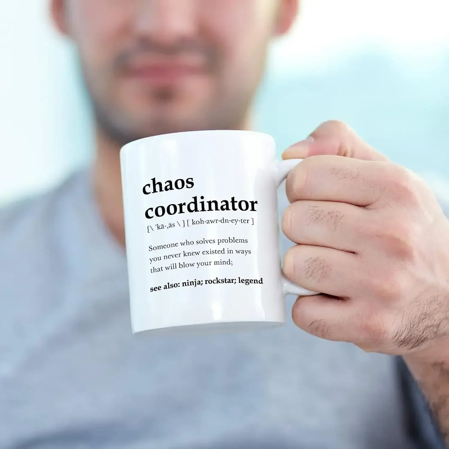 Tazza da caffè in ceramica con - Home Office Dictionary recensione e prezzo