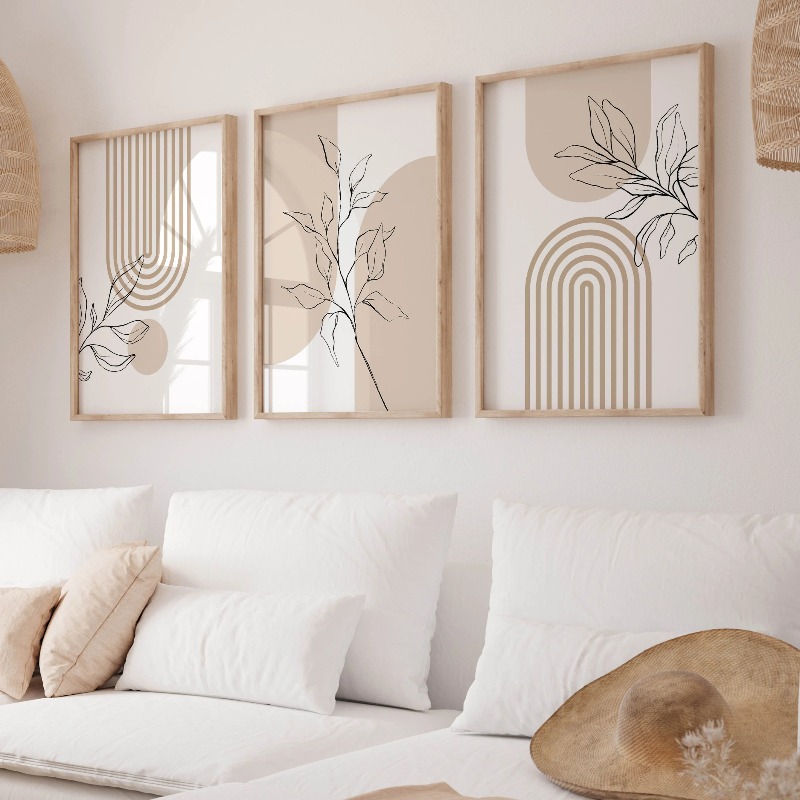 Stampe d'Arte Neutre per Arred - Home Office Japandi recensione e prezzo