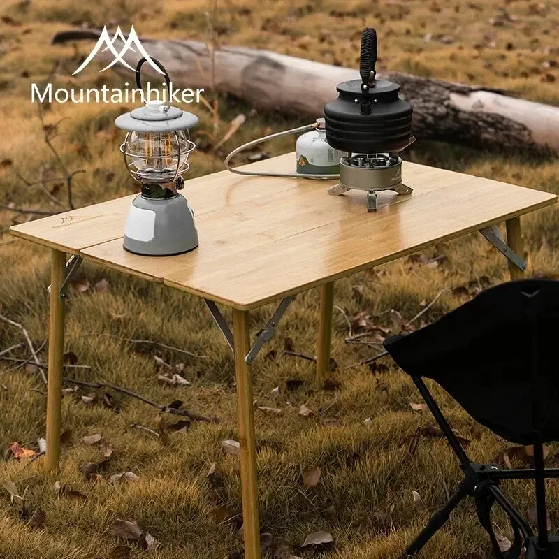 MOUNTAINHIKER Tavolo Pieghevol - Desktop Organizer Bamboo recensione e prezzo